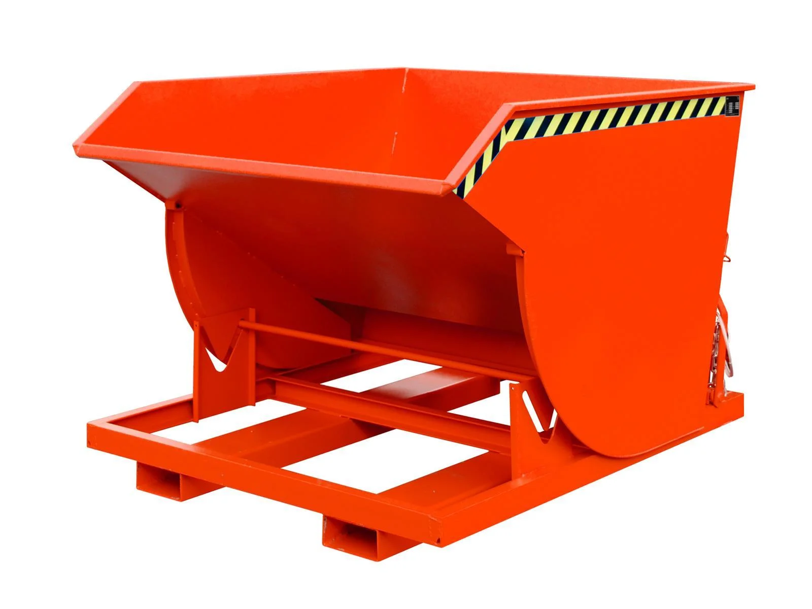 Contenitore ribaltabile BKM 150, capacità 1,50 m³, dimensioni 1760×1560×1270 mm.