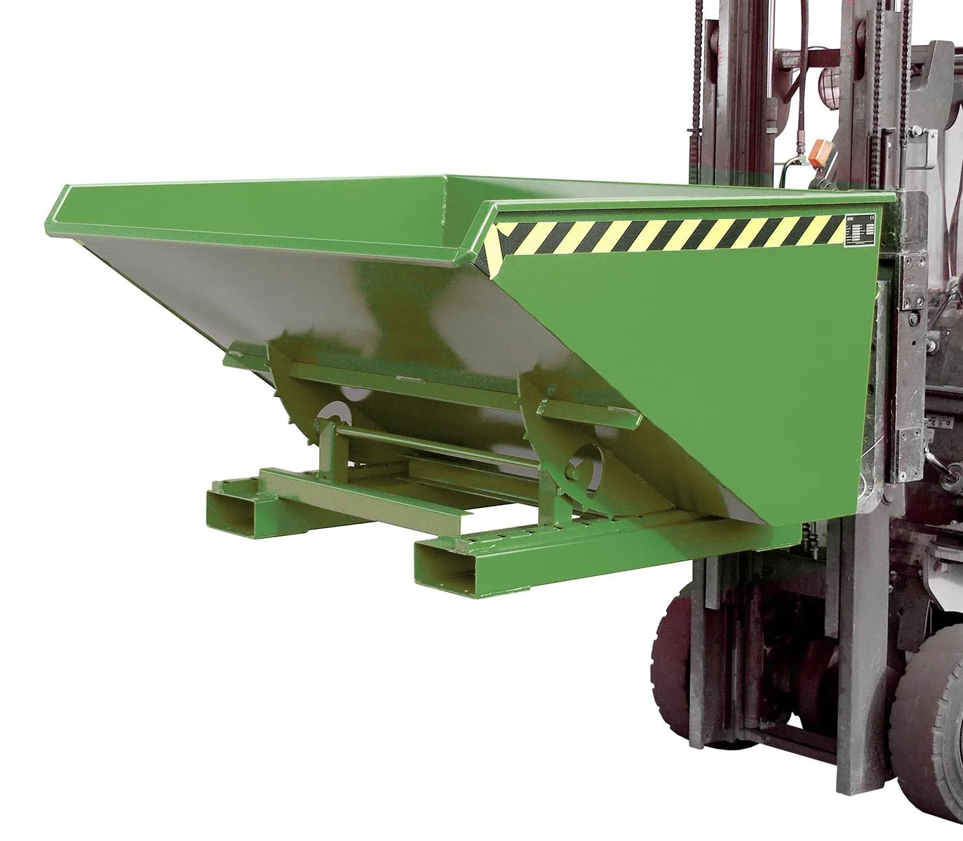 Tipping Container EXPO 900 0.90m³ 1260x1570x835mm RAL 6011 Reseda Green