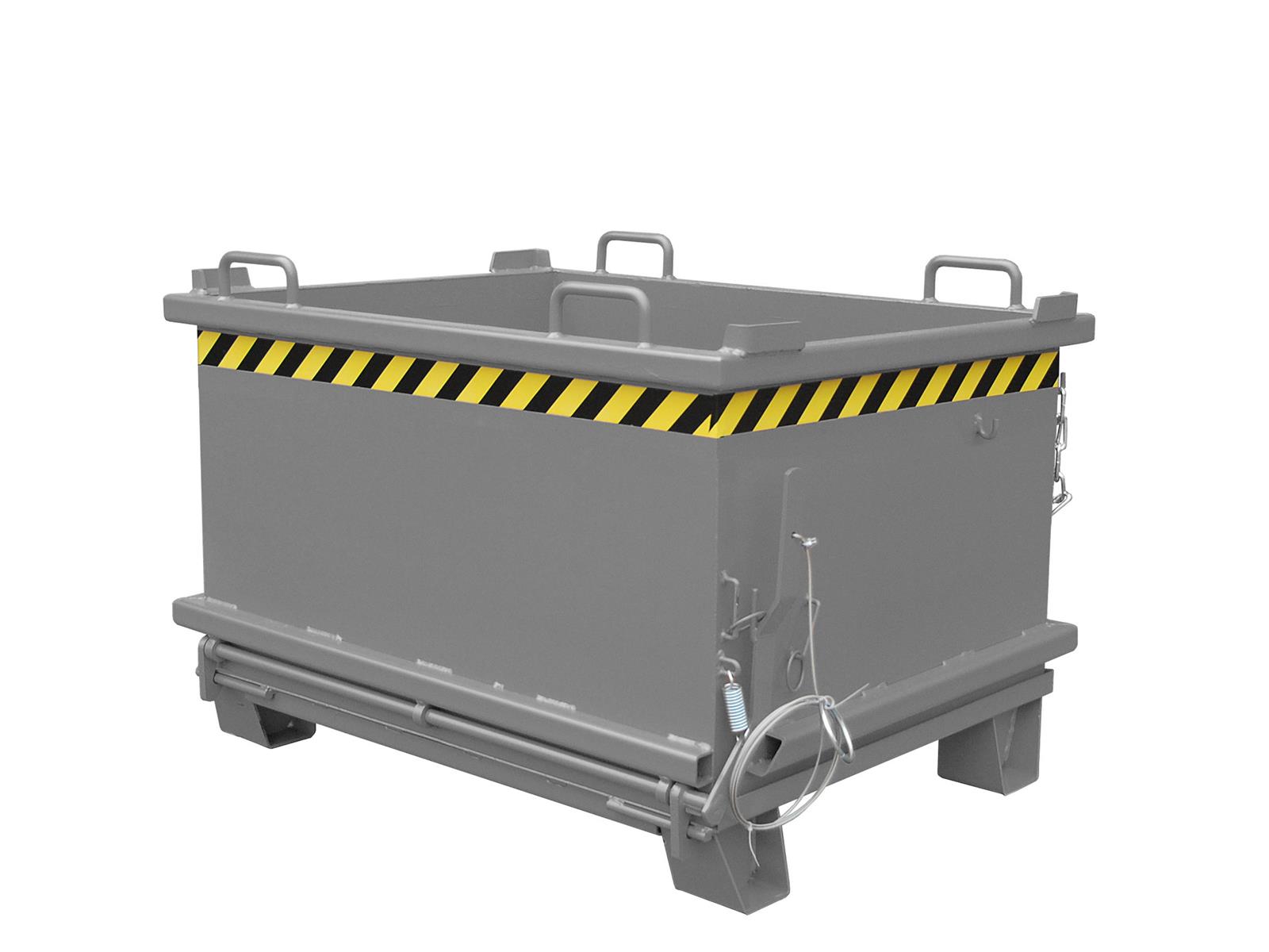 Klappbodenbehälter SB 500 0,50m³ 1035x1310x700mm RAL 7005 Mausgrau