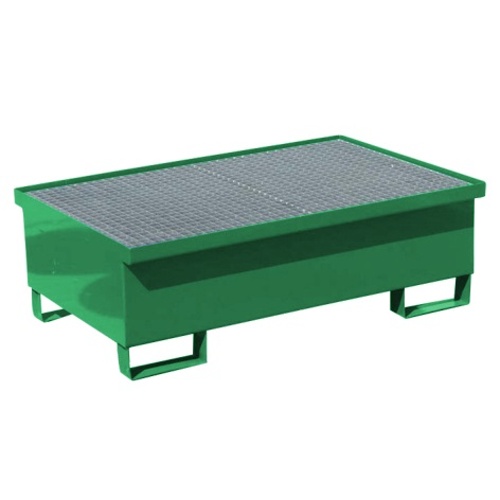 lackiertes Auffangbecken mit Rost 1200x800x350mm 220 Liter - wirtschaftliche Serie lackiertes Auffangbecken mit Rost 1200x800x350mm 220 Liter - wirtschaftliche Serie