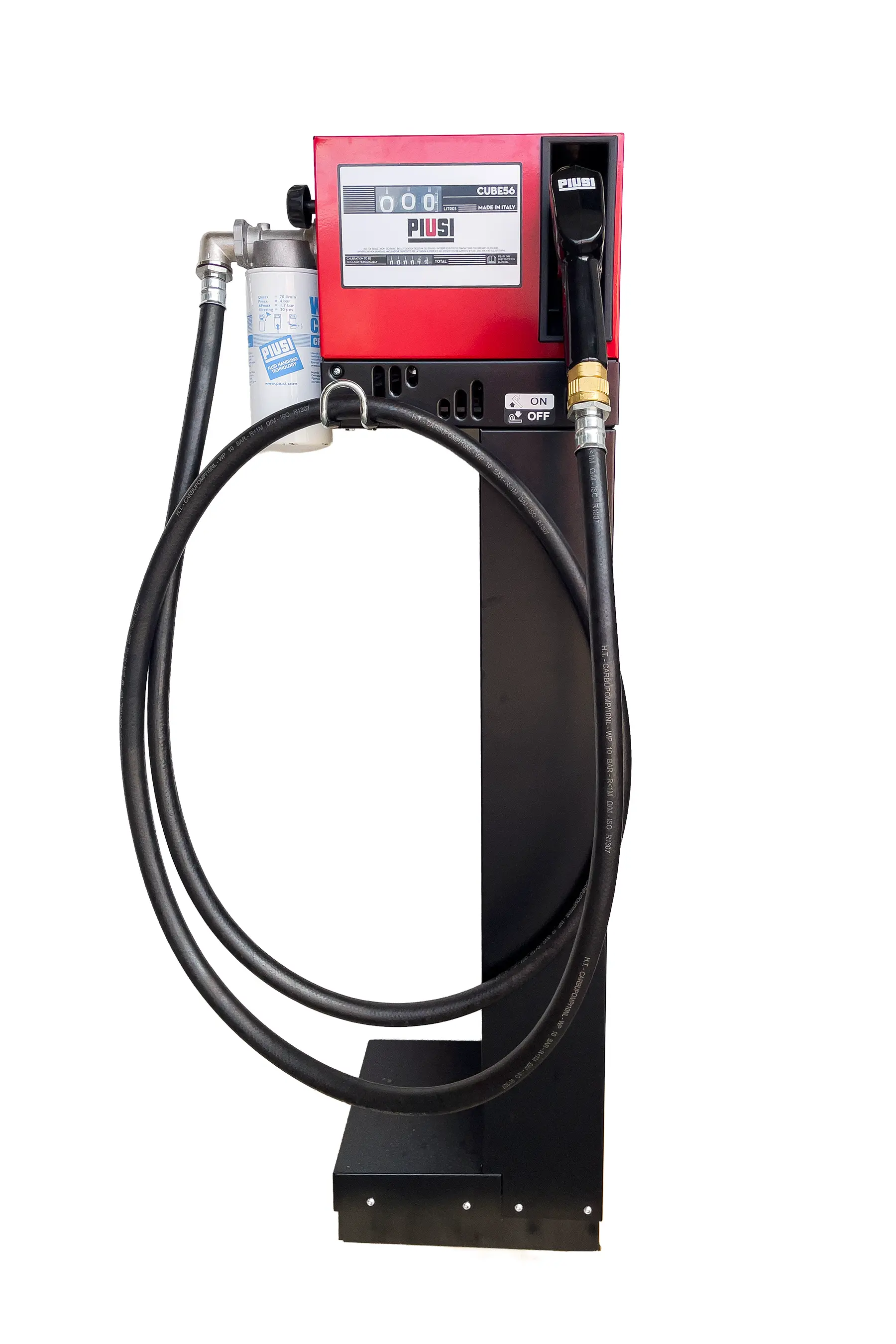 Piede di appoggio per Cube rosso, Zapfsäule, Kraftstoffpumpe, Dieselpumpen, Kraftstoffspender, Schlauch