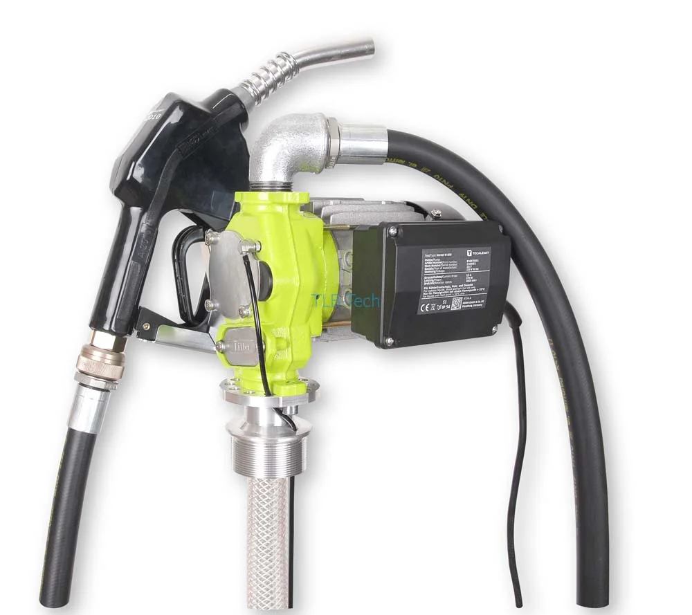 Electric Pump TecPump 600AC 55l/min 230V Set without Meter, 4 Meters 🌊🔌