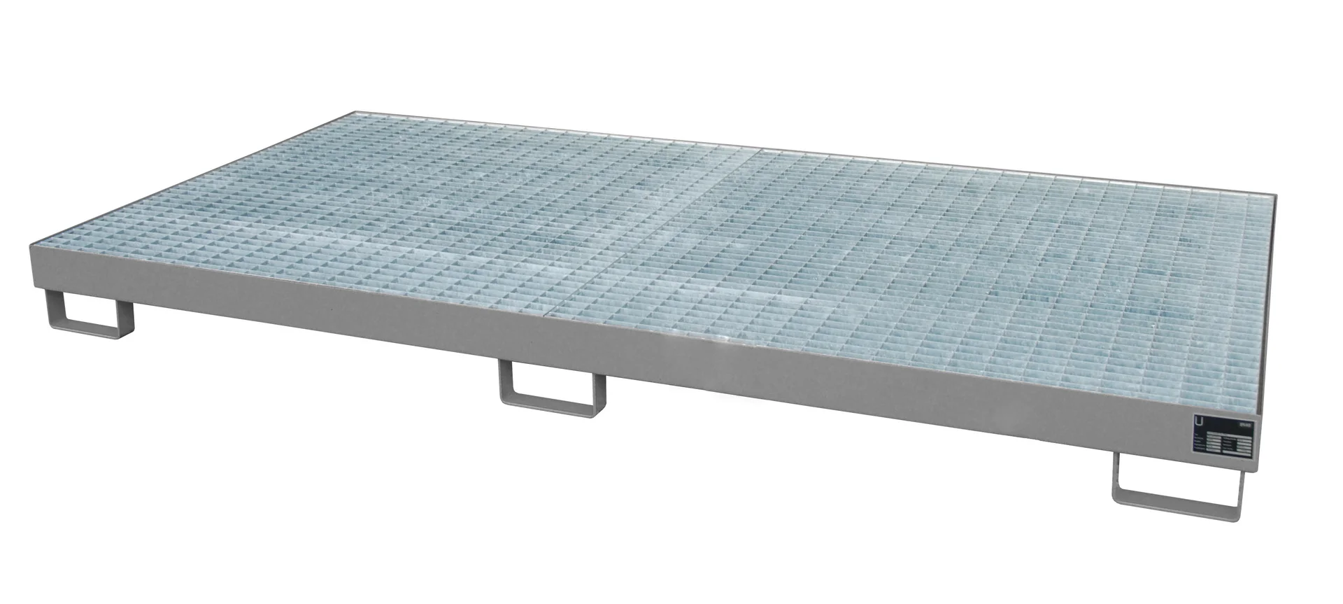Vasche da scaffale 2650x1300x206 mm, 240 litri, con griglia metallica., grill, grille, grillerost, edelstahl, platte