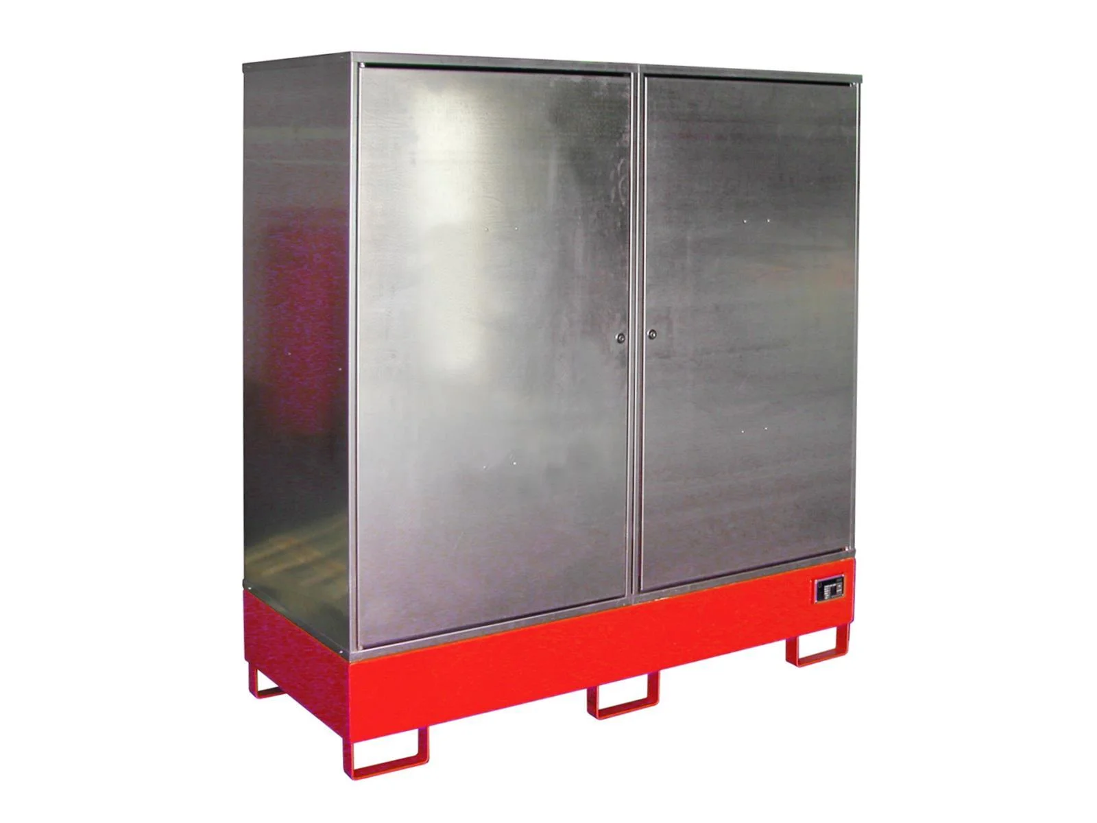 Armadio per sostanze pericolose GS-2 1680 x 690 x 1780 mm, Schrank, Metall, Schwarz, Gewerblich, Lagergerät