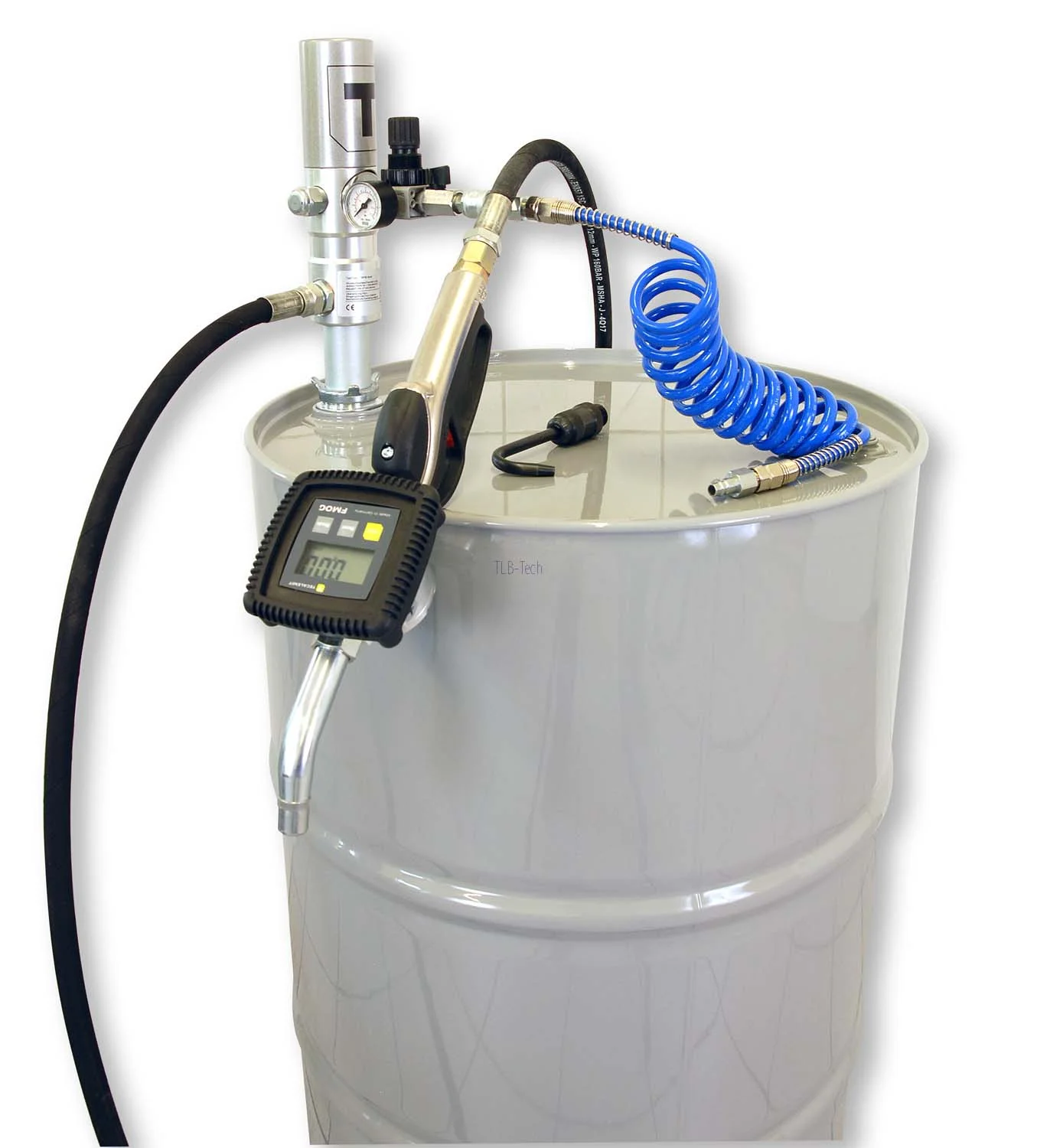 Druckluftpumpen-Set TECPUMP DP16 standard Übersetzungsverhältnis 1:1