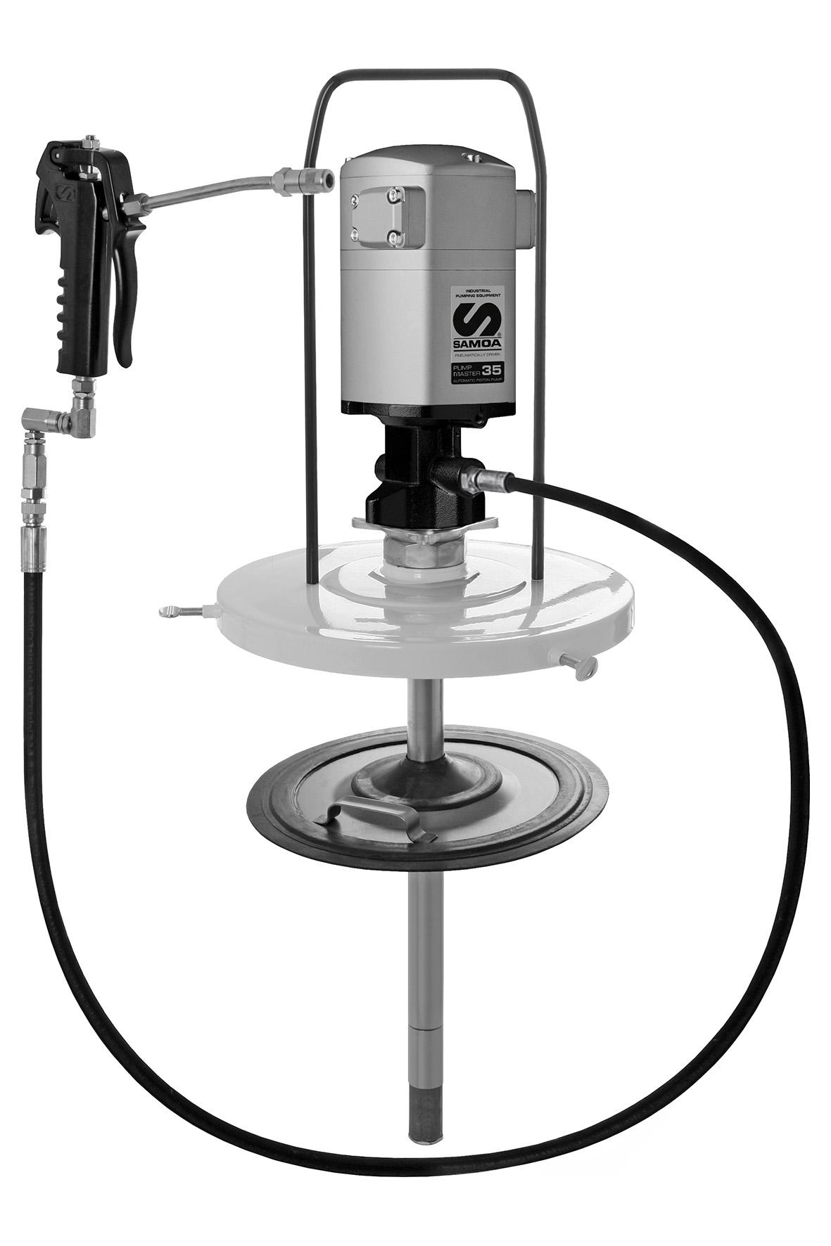 Fettpumpenset PM35-Pumpenset  60:1 tragbar für 18kg Gebinde SAMOA