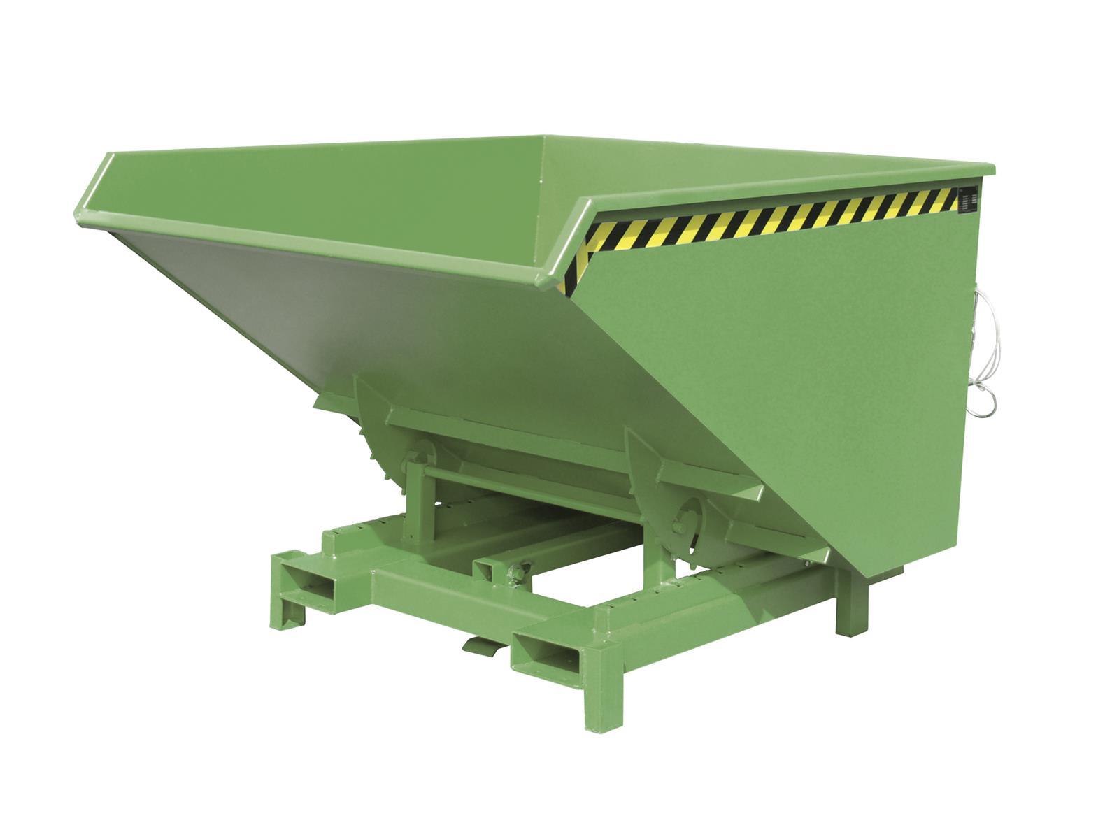 Schwerlast-Kipper SK 2100 2,10m³ 1755x1880x1230mm RAL 6011 Resedagrün