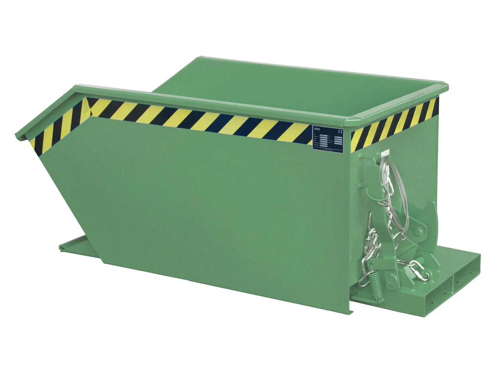 Kippbehälter GU 300 0,30m³ 1440x680x580mm RAL 6011 Resedagrün