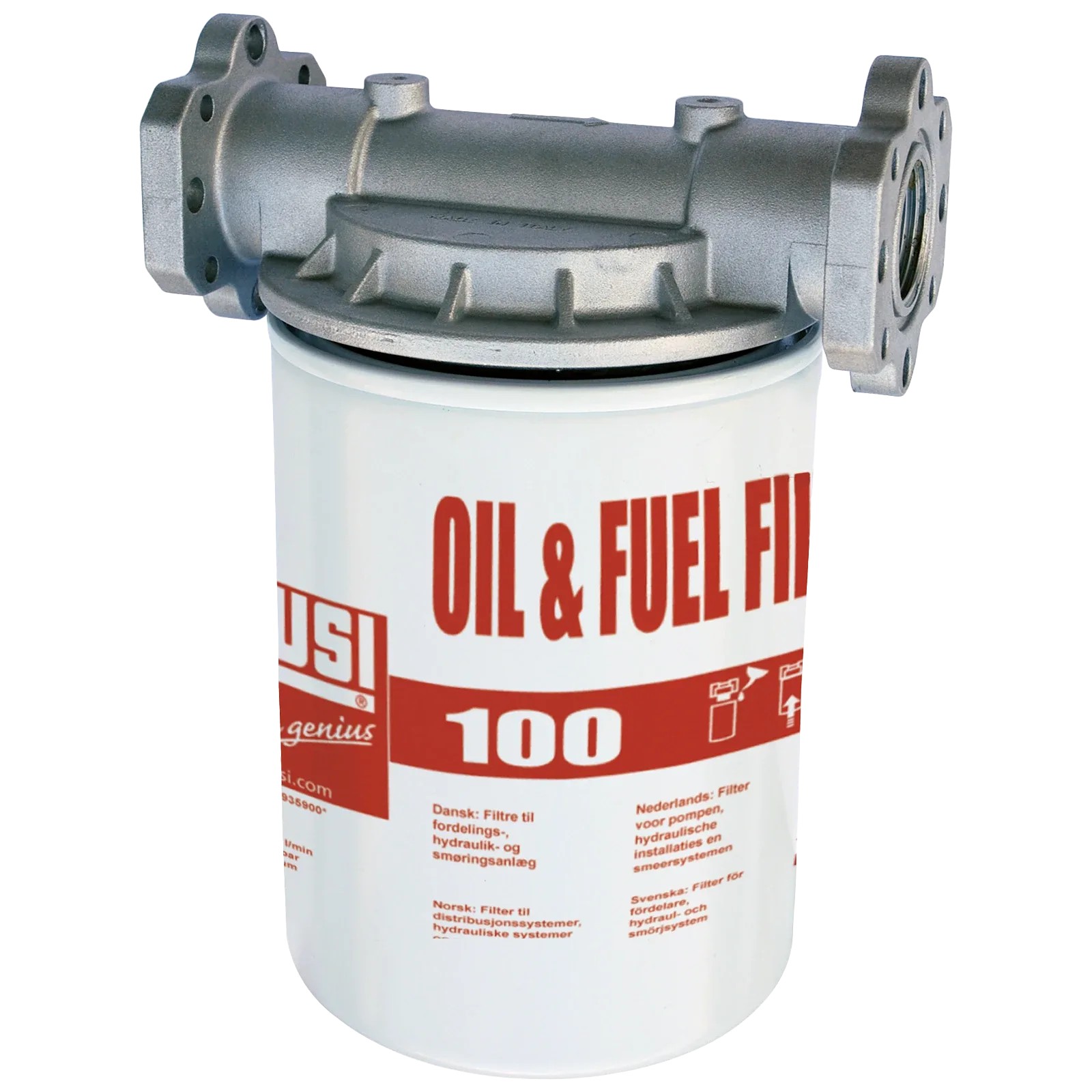 PIUSI Cartucce filtro 10 µm per PIUSI BOX 60 l/min – 15 pezzi, Filter, Ölfilter, Automobil, Metallgehäuse, 100