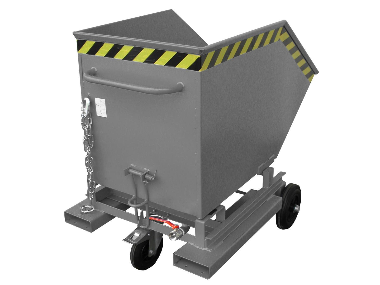 Späne-Kastenwagen SKW-ET 250 Liter 1115x820x990mm feuerverzinkt