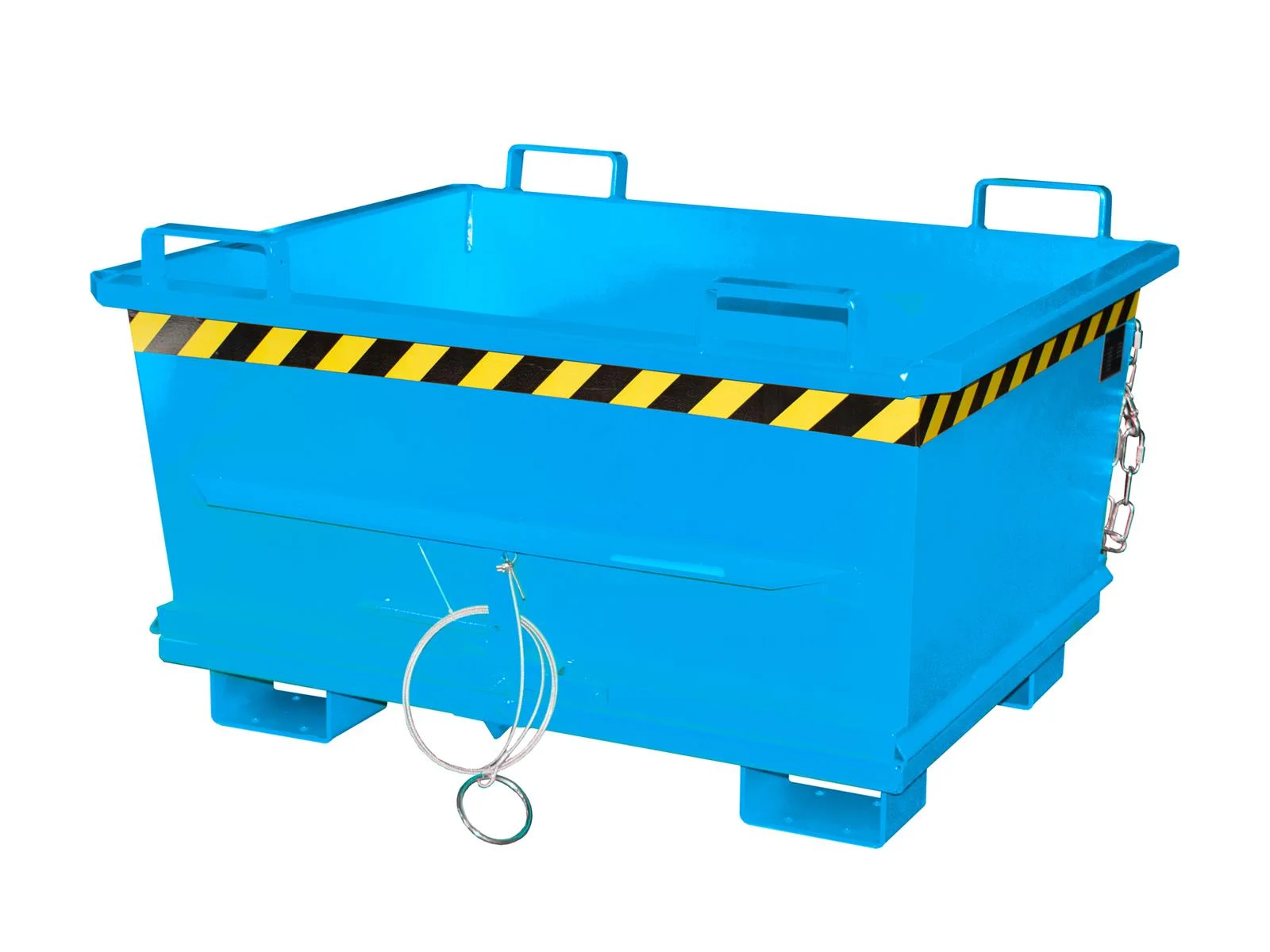 Klappbodenbehälter BKB 500 0,50m³ 1040x1200x715mm RAL 5012 Lichtblau