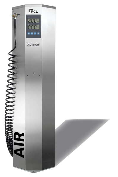 Reifendruckregler AutoAir II PKW Stand 10m Spiralschlauch Reifendruckregler AutoAir II PKW Stand 10m Spiralschlauch