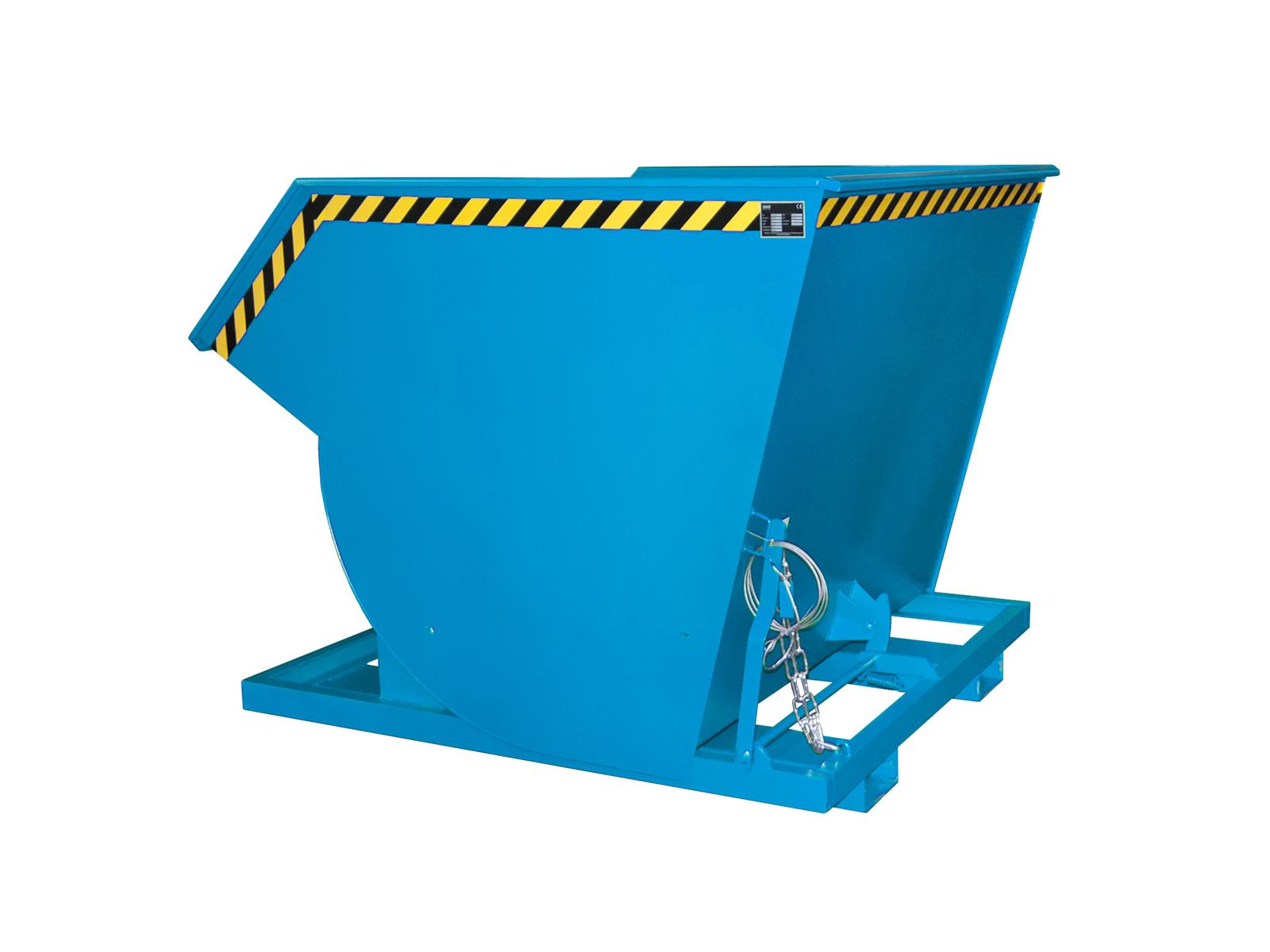 Kippbehälter BKM 200 2m³ 1810x1560x1480mm RAL 5012 Lichtblau