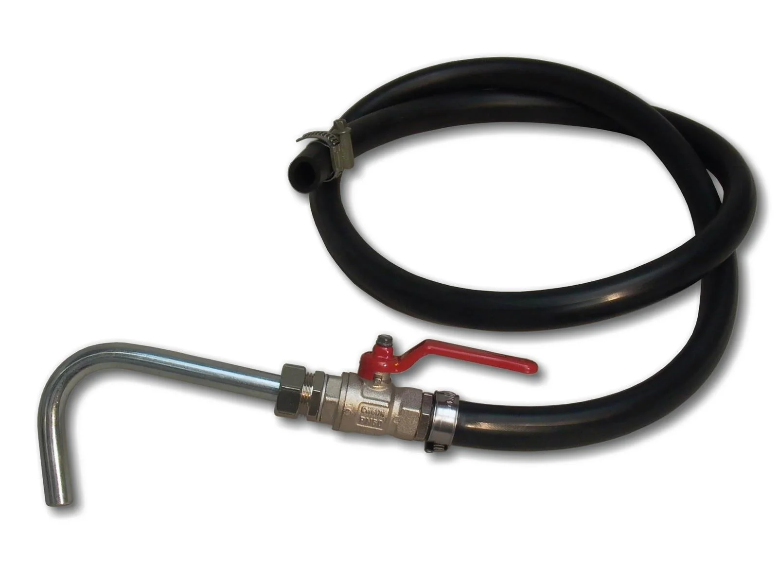 Tubo di erogazione DN16 per HP 350 + HP 350-V MATO, Schlauch, Schlauch mit Hahn, Garten-/Druckluftschlauch, Metallanschluss, Gummischlauch