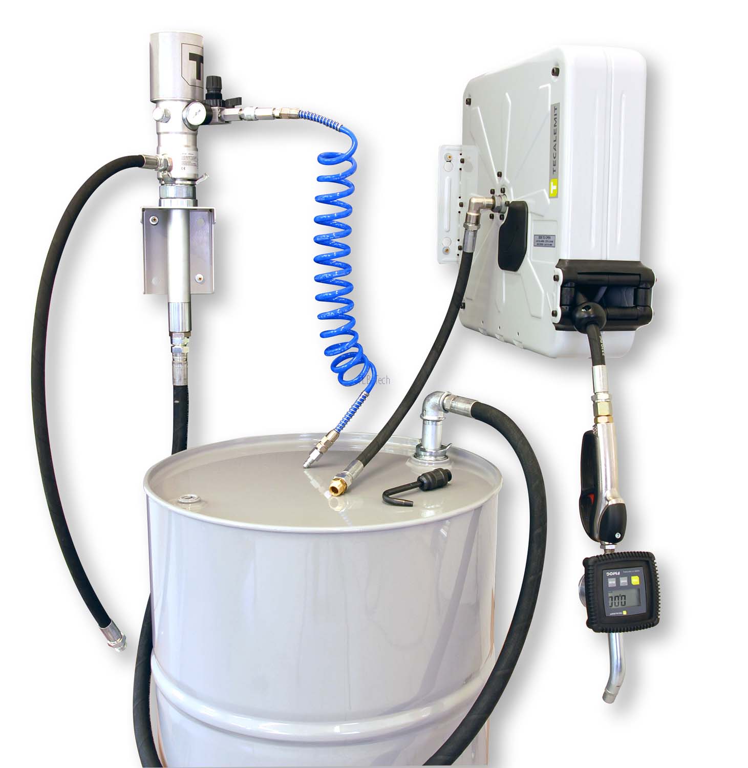 Druckluftpumpen-Set TECPUMP DP56 pro Übersetzungsverhältnis 5:1 Druckluftpumpen-Set TECPUMP DP56 pro Übersetzungsverhältnis 5:1