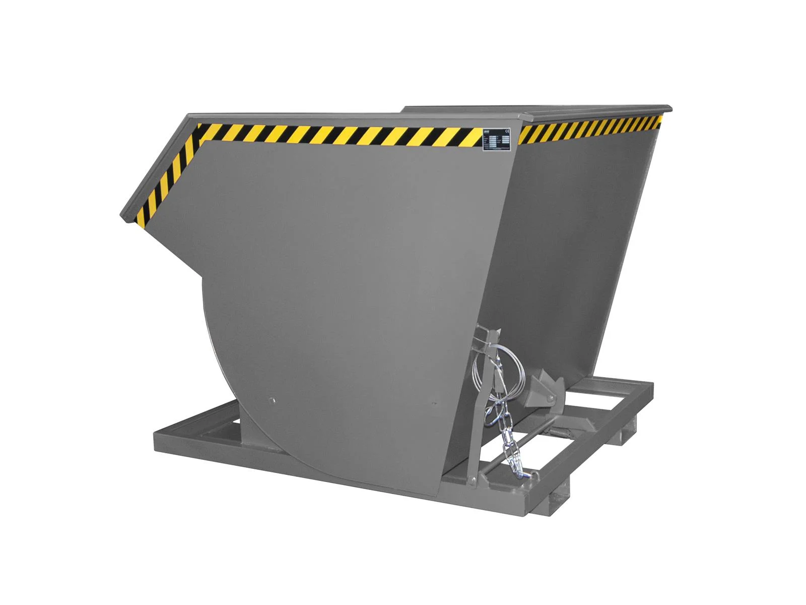 Kippbehälter BKM 200 2m³ 1810x1560x1480mm RAL 7005 Mausgrau