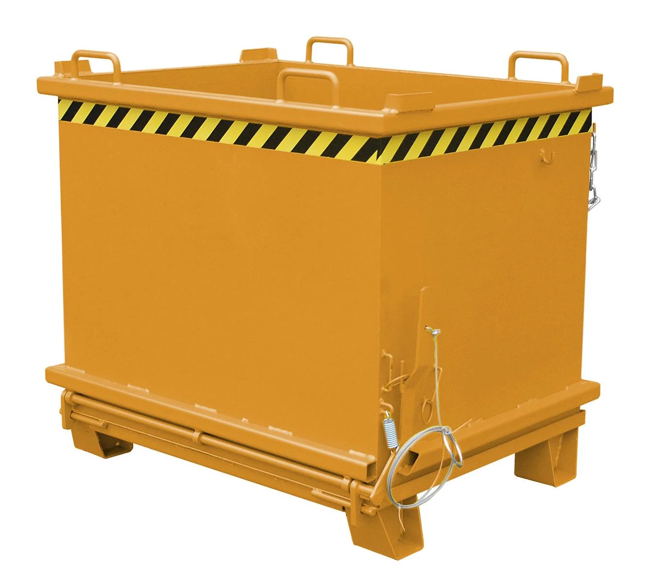 Folding Bottom Container SB 1500 1.50m³ 1035x1910x1160mm RAL 2000 Yellow Orange