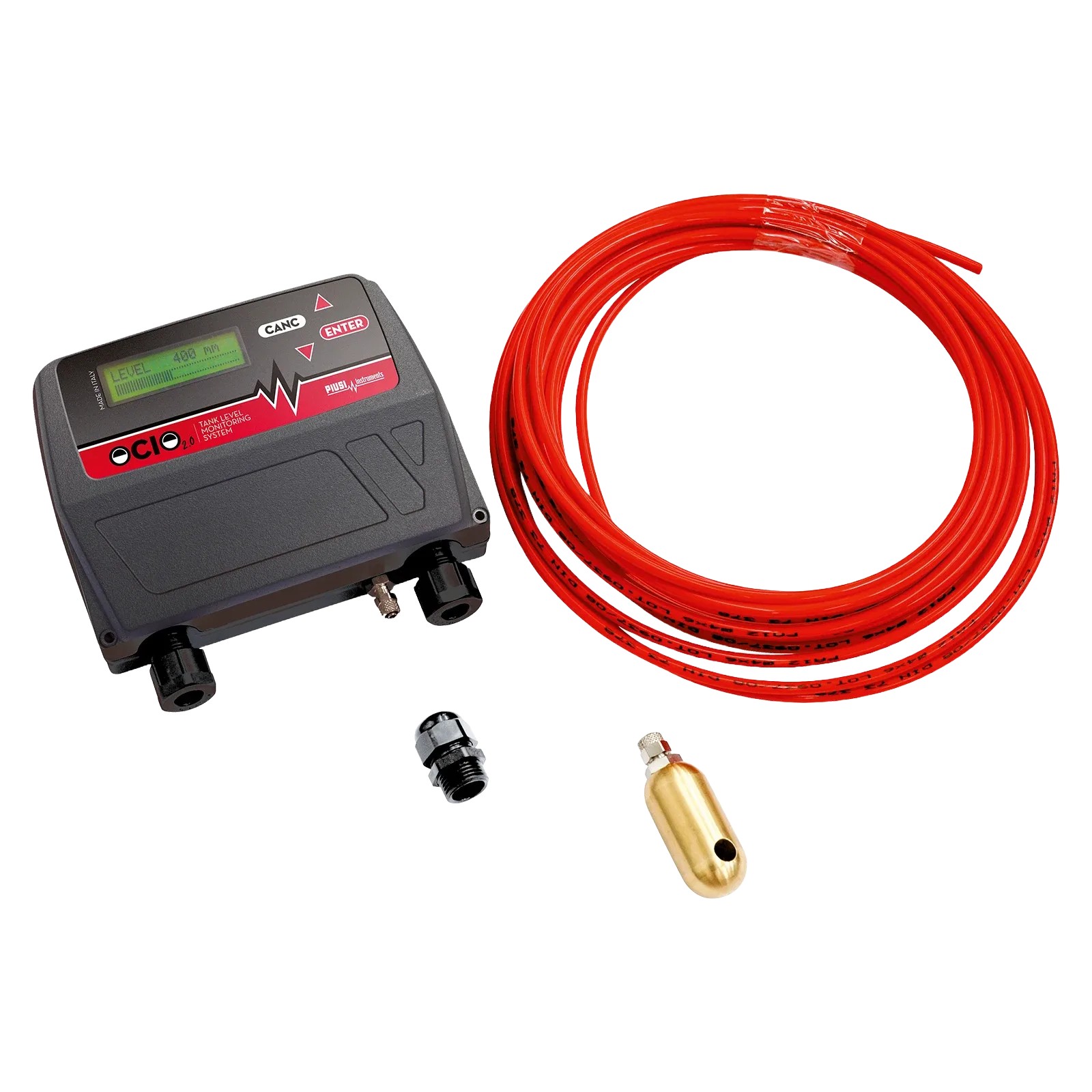 PIUSI OCIO 2.0 LAN 230 V – Indicatore di livello elettronico con sonda, tanklos, überwachung, sensor, kabel, modbus