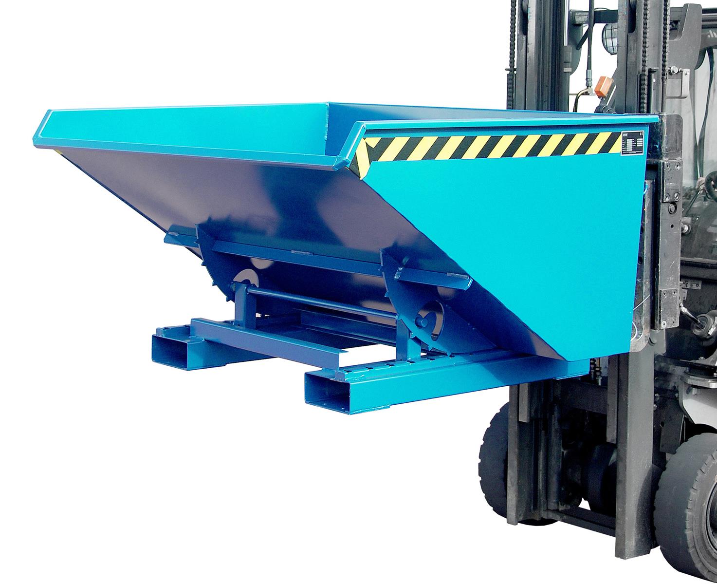 Kippbehälter EXPO 900 0,90m³ 1260x1570x835mm RAL 5012 Lichtblau