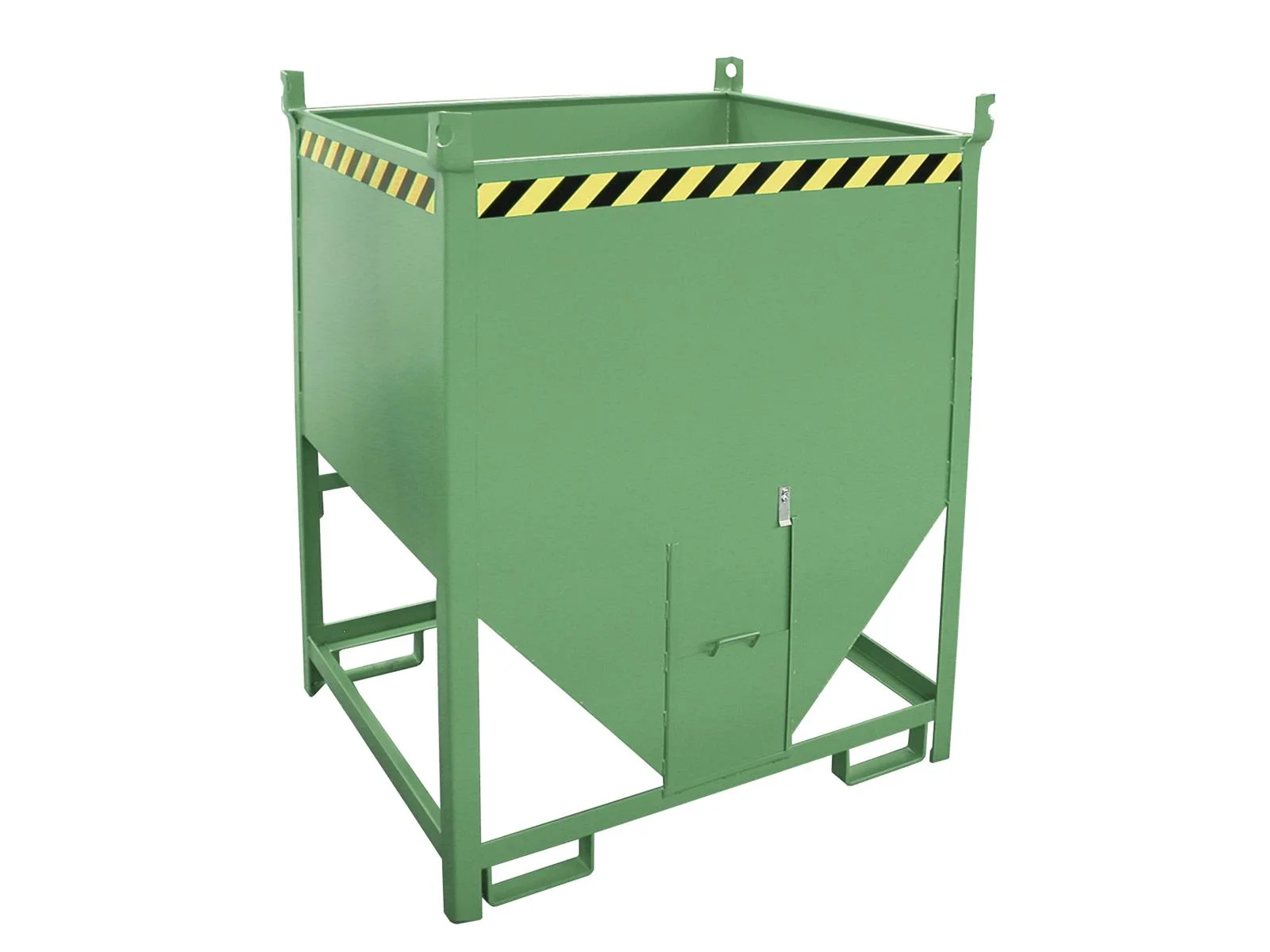 Silo Container SGS 100 1.00m³ 1000x1200x1495mm RAL 6011 Reseda Green