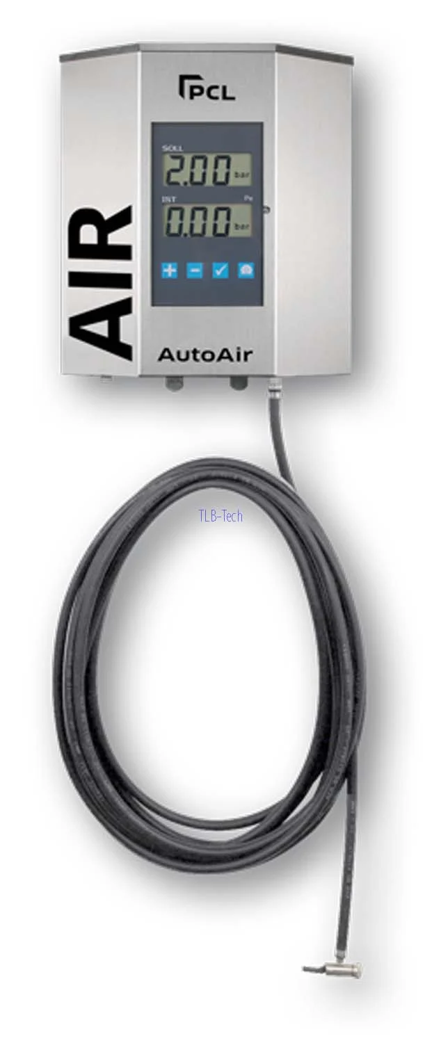 AutoAir II per camion, installazione a parete, 15 m di tubo liscio, regolatore di pressione dei pneumatici