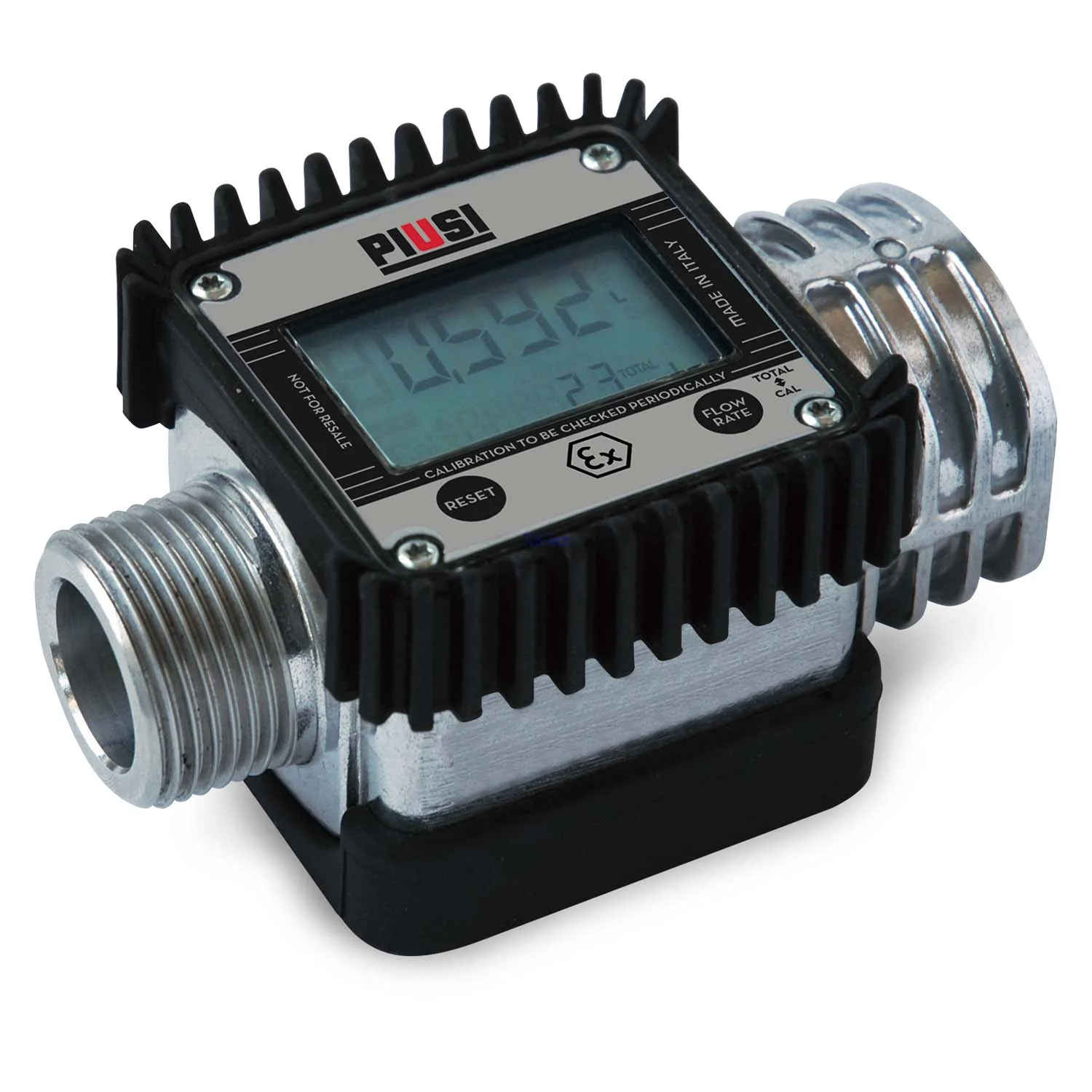 Contatore digitale a turbina K24 ex per benzina con display LCD - Piusi