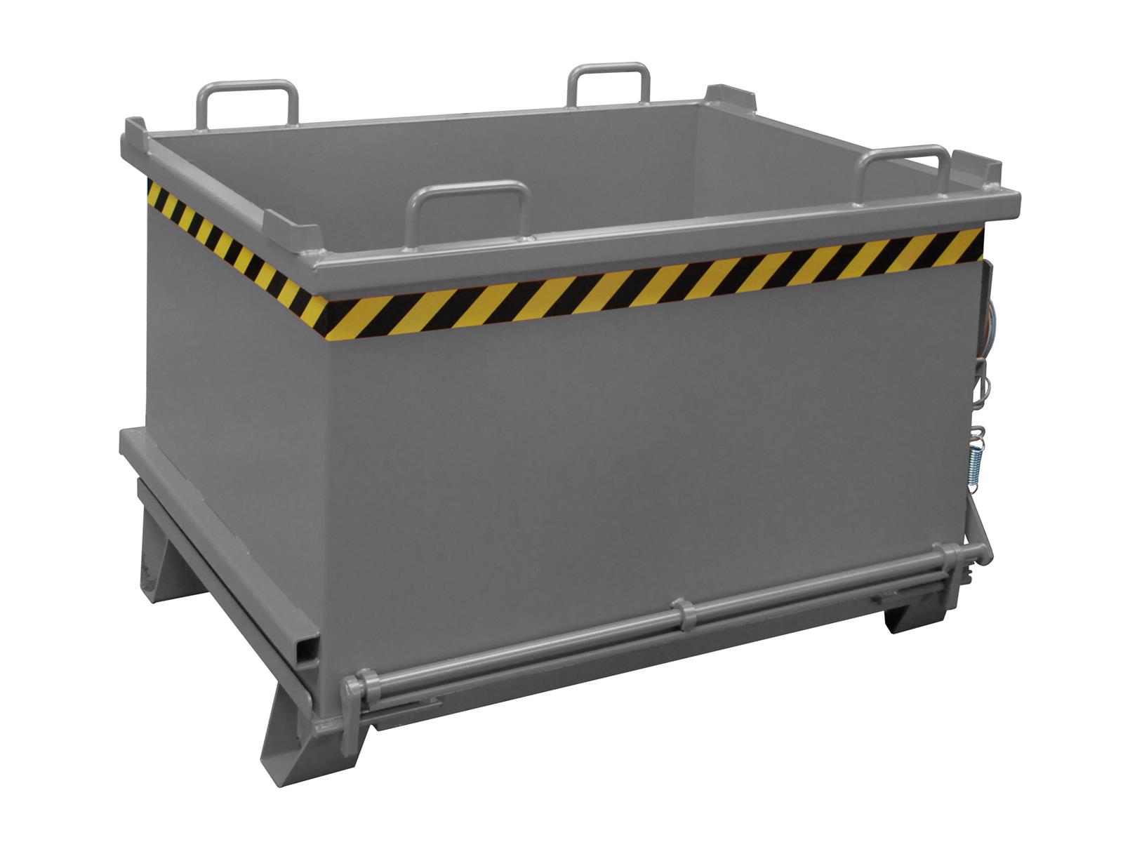 Klappbodenbehälter SB 750 0,75m³ 1035x1310x930mm RAL 7005 Mausgrau