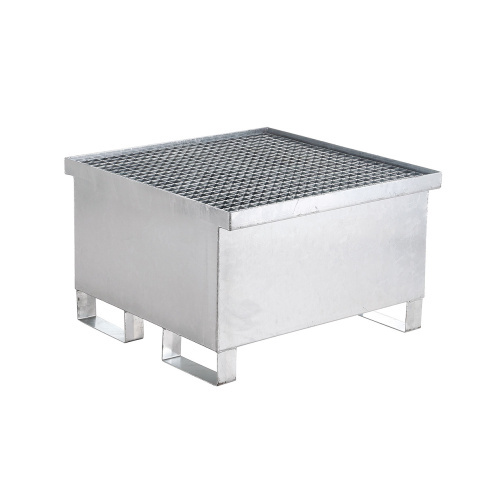 Auffangwanne für ein Fass 800x800x400/500mm 216 Liter, verzinkt Auffangwanne für ein Fass 800x800x400/500mm 216 Liter, verzinkt