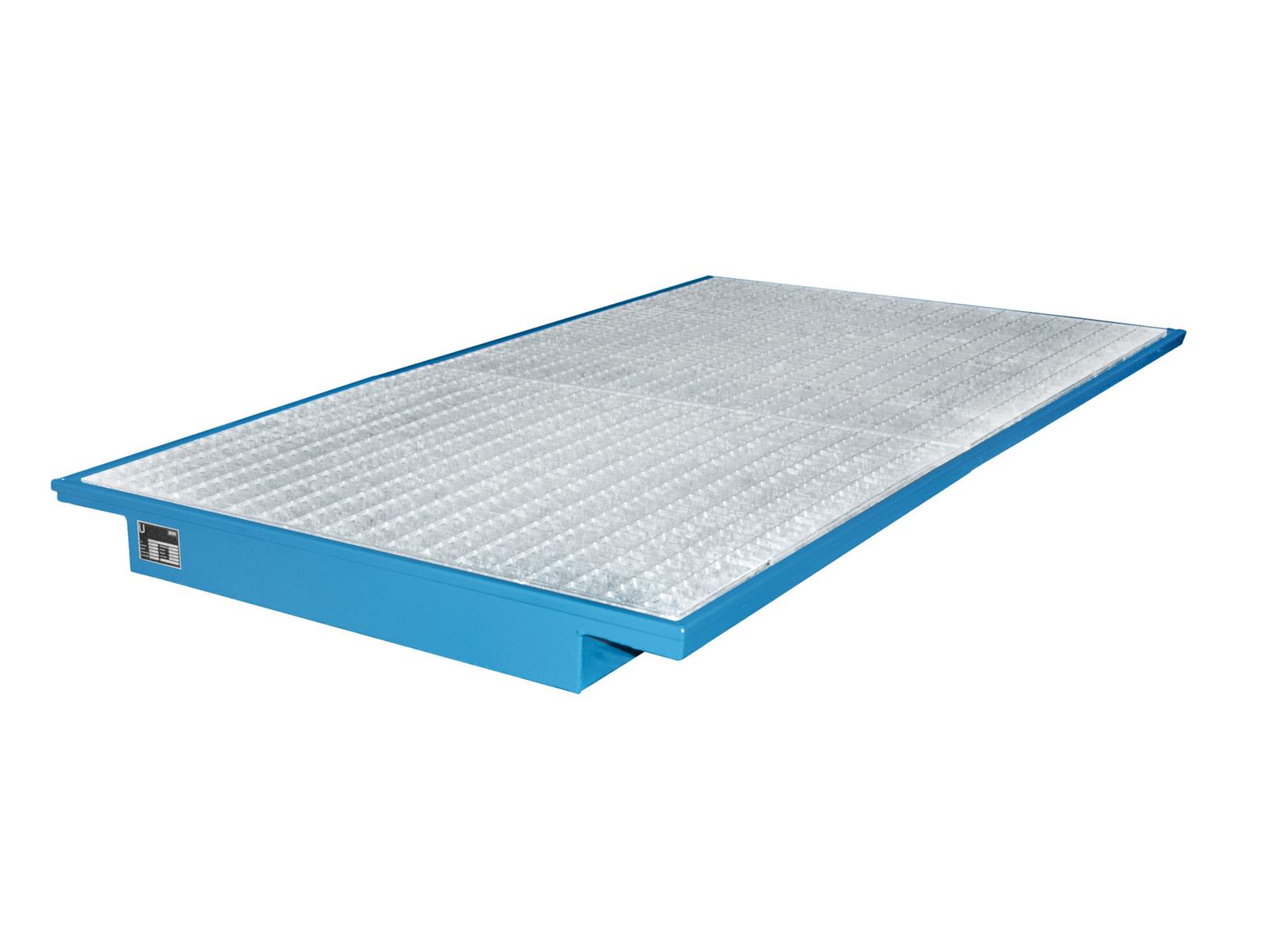 Einhängewannen 2150x1250/915x140mm 200 Liter Typ EHW 2200 RAL 5012 Lichtblau