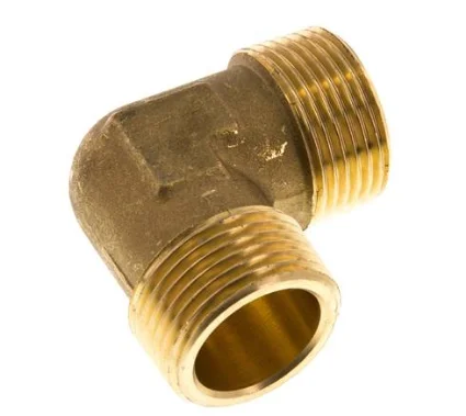 Angolo filettato a 90° R 1"(AG), 16 bar Ottone