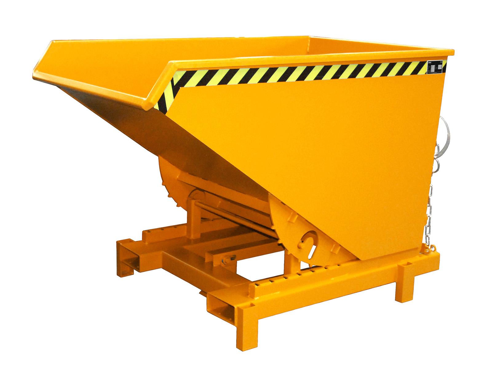 Schwerlast-Kipper SK 1200 1,20m³ 1755x1105x1230mm RAL 2000 Gelborange