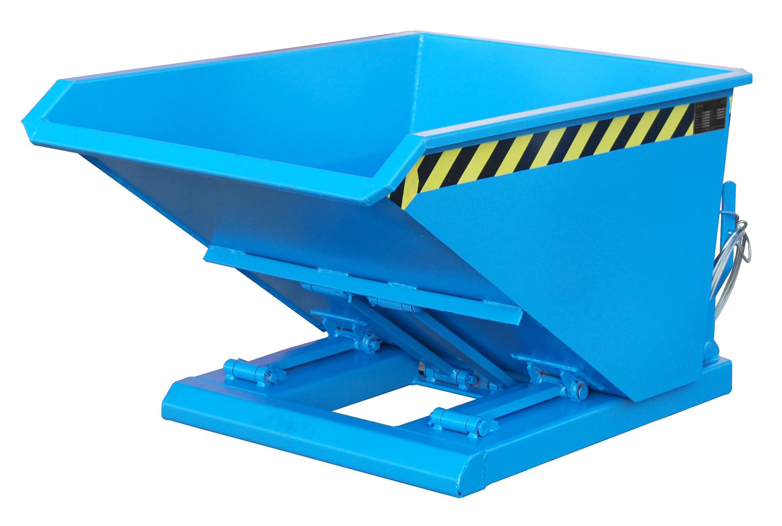 Kippbehälter NK 30 0,3m³ 1210x840x665mm RAL 5012 Lichtblau