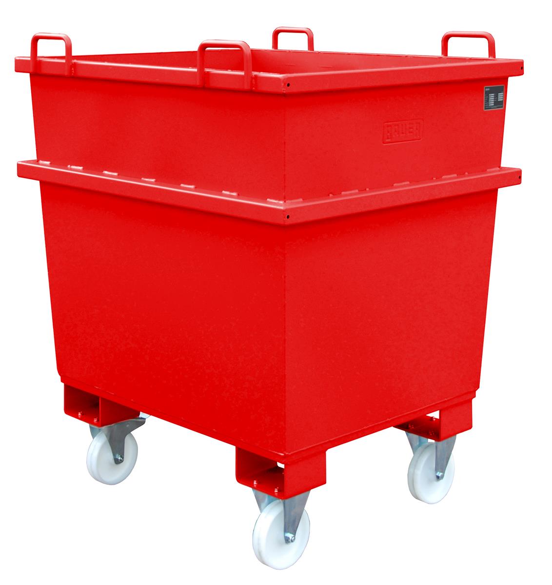 Universal-Container UC 1000 1m³ 1040x1200x1215mm RAL 3000 Feuerrot