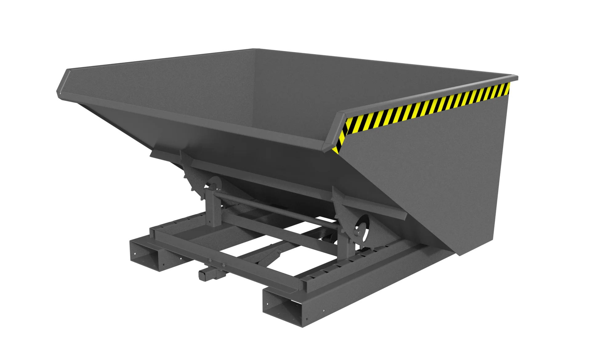 Contenitore ribaltabile automatico da 0,90 m³ 1485 × 1570 × 865 mm 4A 900 RAL 7005 grigio topo