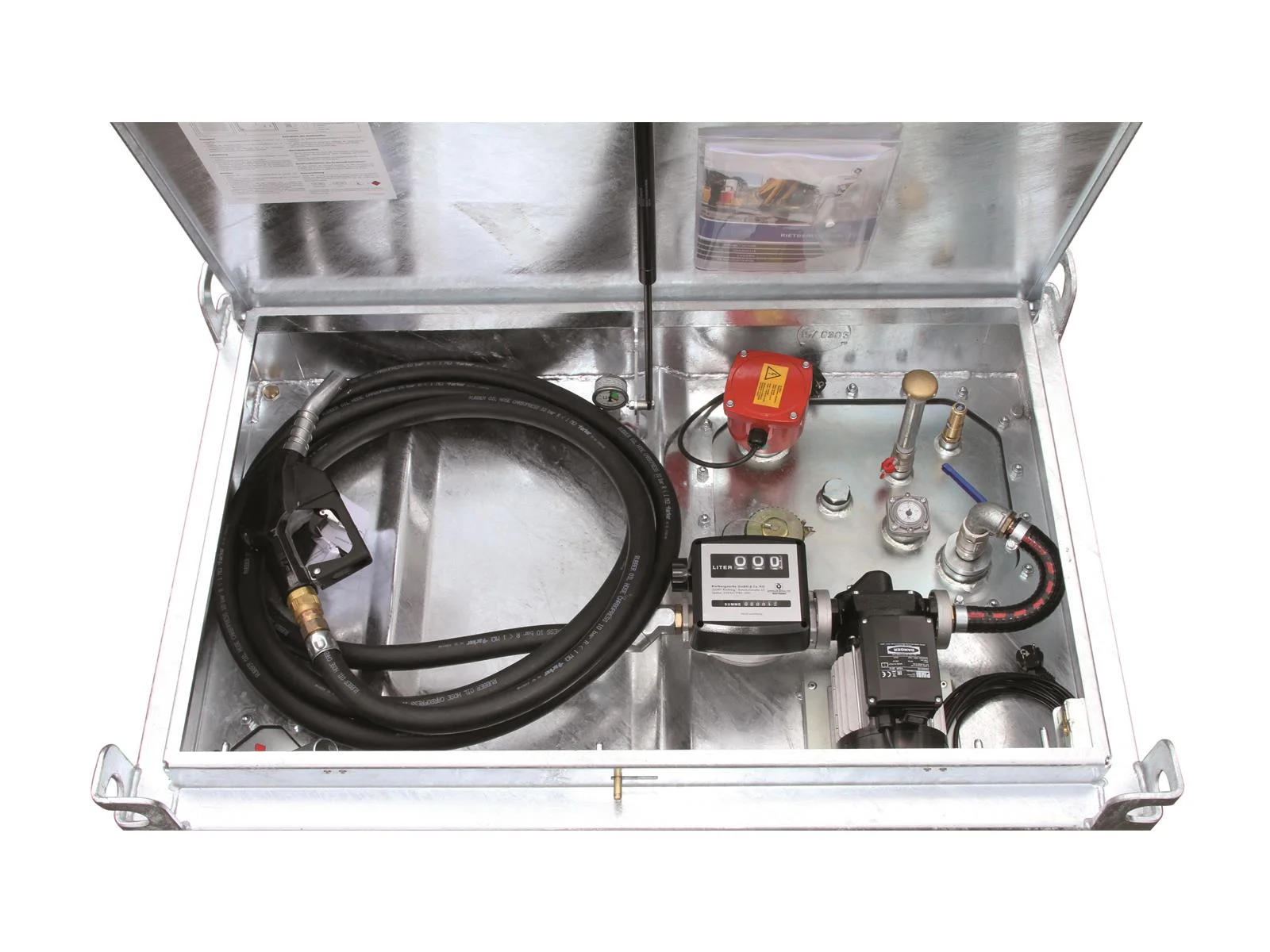 Impianto portatile per serbatoio d'olio da 1000 litri QUADRO-OEL Rietbergwerke Seppeler