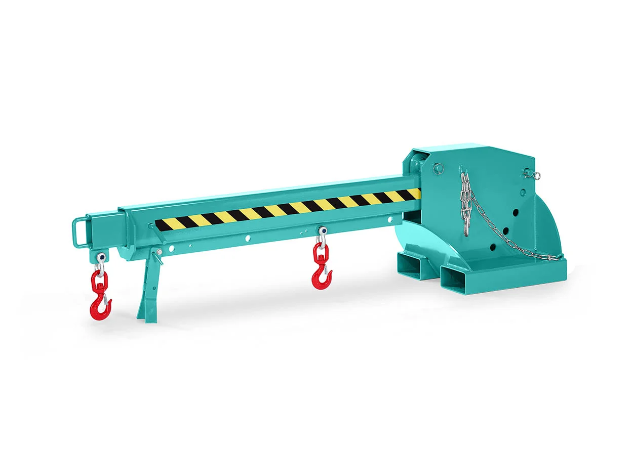 Kranarm Typ RKT - höhenverstellbar RKT3 RAL 5018 Türkisblau