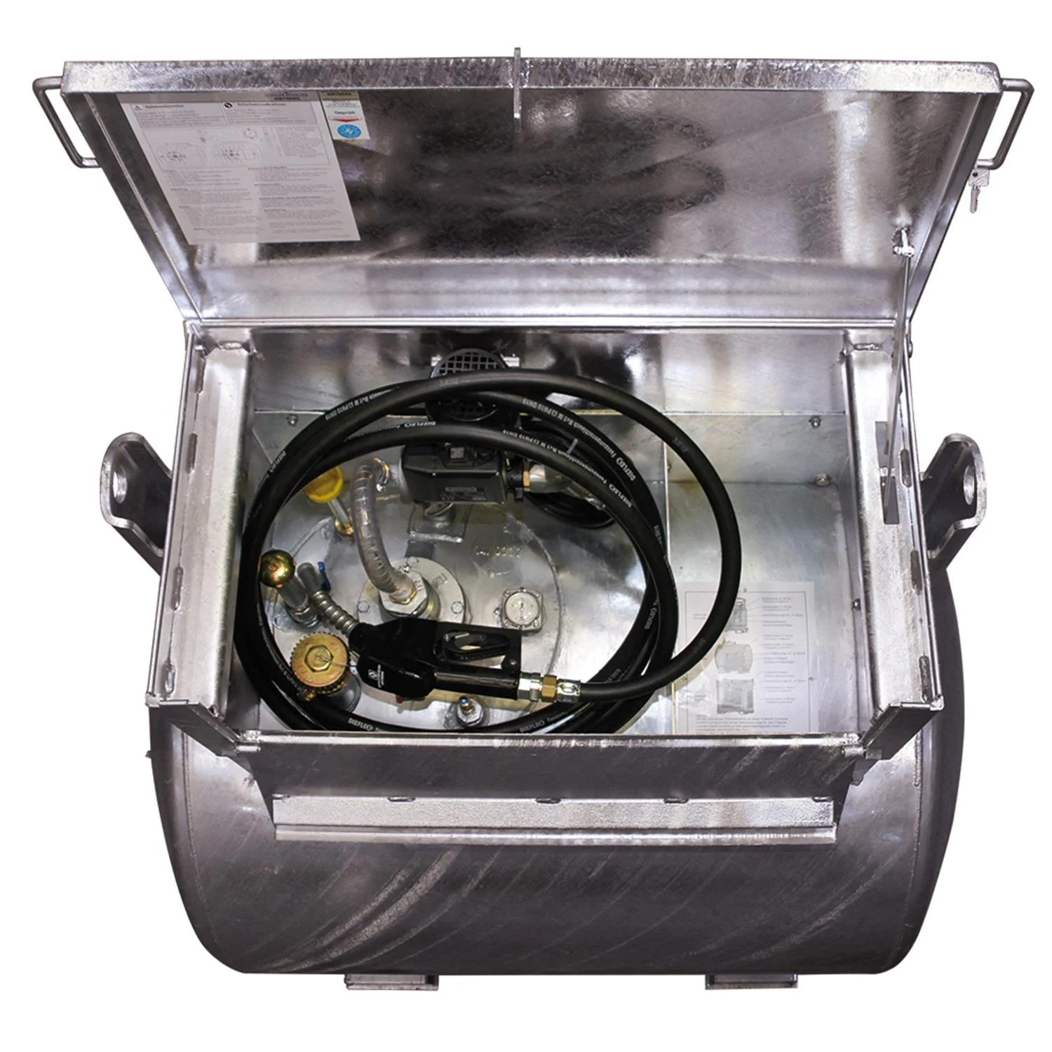 Serbatoio mobile KC-K con cassetta di stoccaggio serbatoio diesel con pompa Rietberg