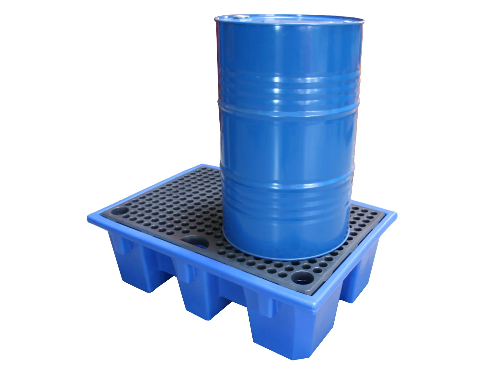 Spill Containment Pallet for 2 Drums – 240 Liters made of HDPE