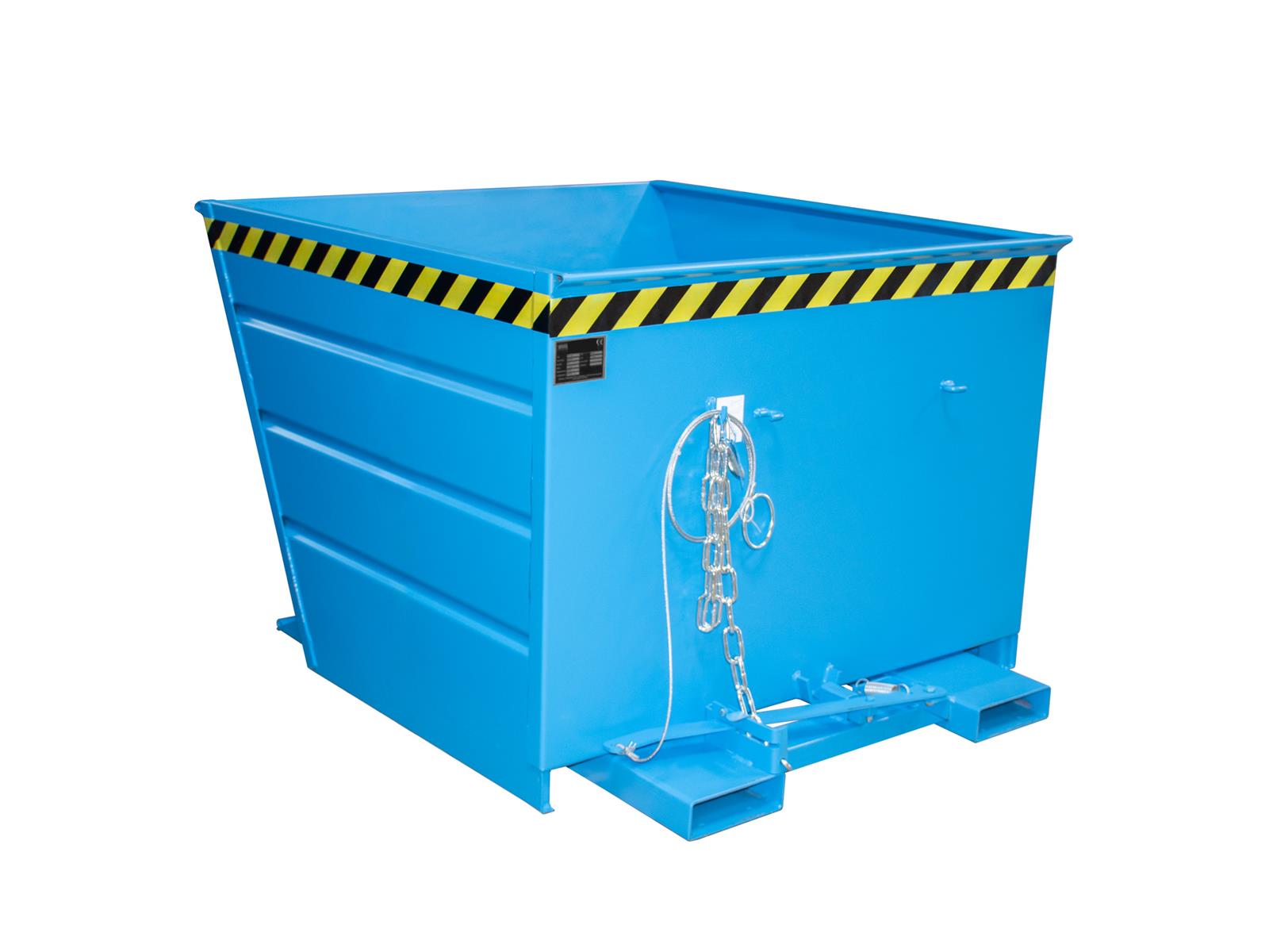 Tipping Container VG 1100 1.10m³ 1440x1200x890mm RAL 5012 Light Blue
