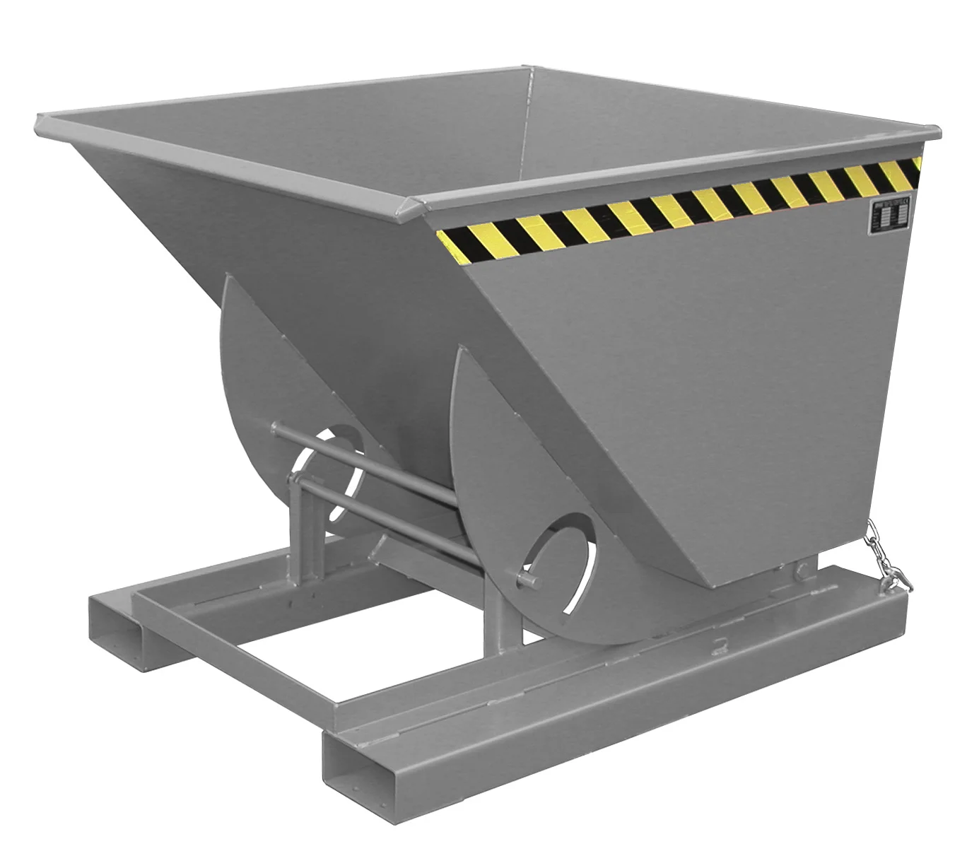 Tipping Container 0.75m³ 1420x1190x1070mm AK 75 RAL 7005 Mouse Grey