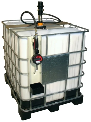 Sistema di pompaggio dell'olio Lube-Station IBC-1000 con DIGIMET E35