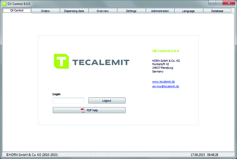 Software fĂĽr Ă–lmanagementsysteme OilControl 6 - Full-Version Software fĂĽr Ă–lmanagementsysteme OilControl 6 - Full-Version