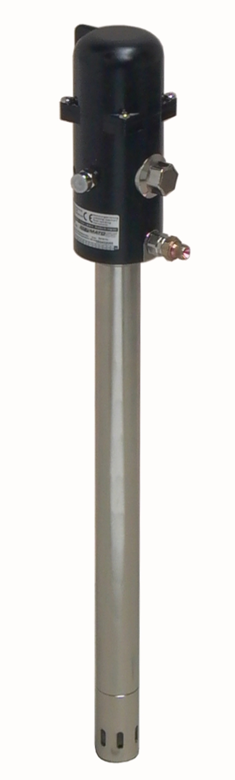Druckluftschmiergerät pneuMATO 55, Aggregat für 10 bis 200kg Fetteimer Druckluftschmiergerät pneuMATO 55, Aggregat für 10-25 kg Fetteimer