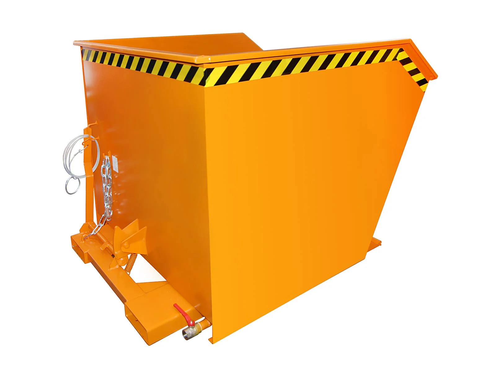 Chip Container SGU 100 1.00m³ 1640x1280x780mm RAL 2000 Yellow-Orange