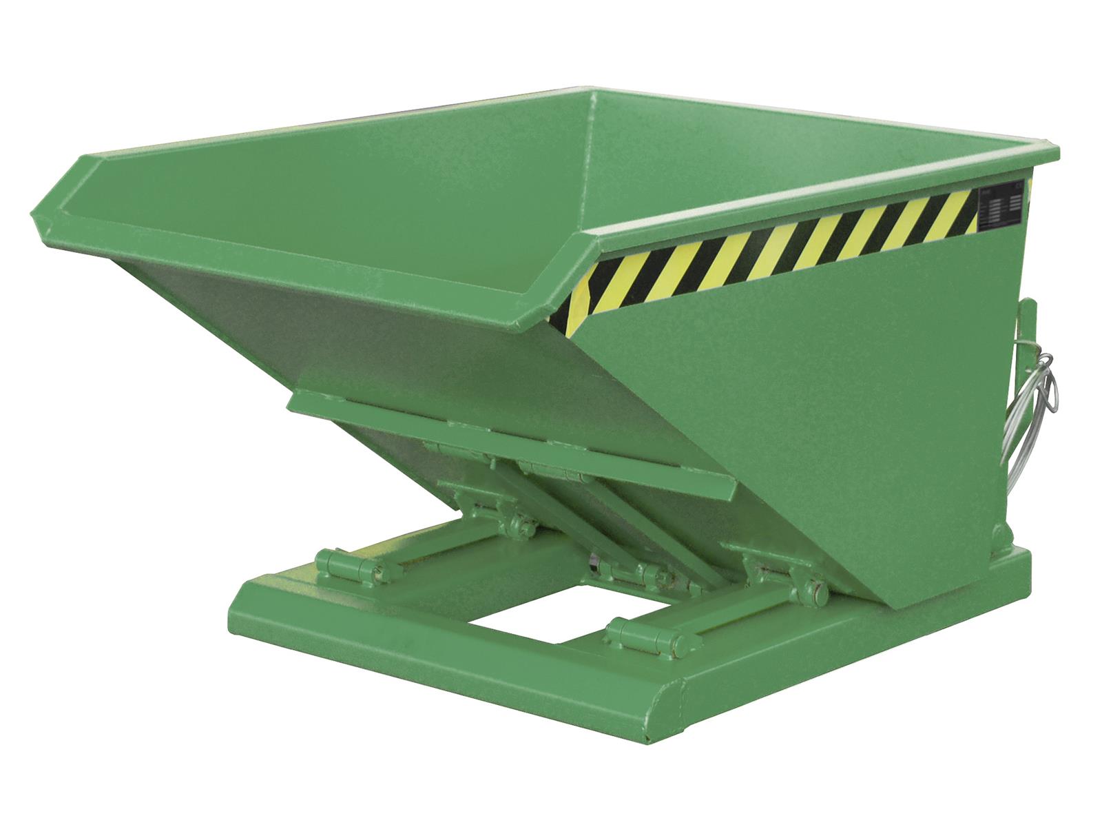 Kippbehälter NK 30 0,3m³ 1210x840x665mm RAL 6011 Resedagrün