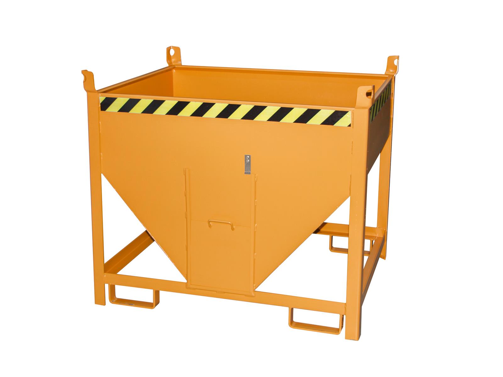 Silobehälter SGS 50 0,50m³ 1000x1200x1025mm RAL 2000 Gelborange
