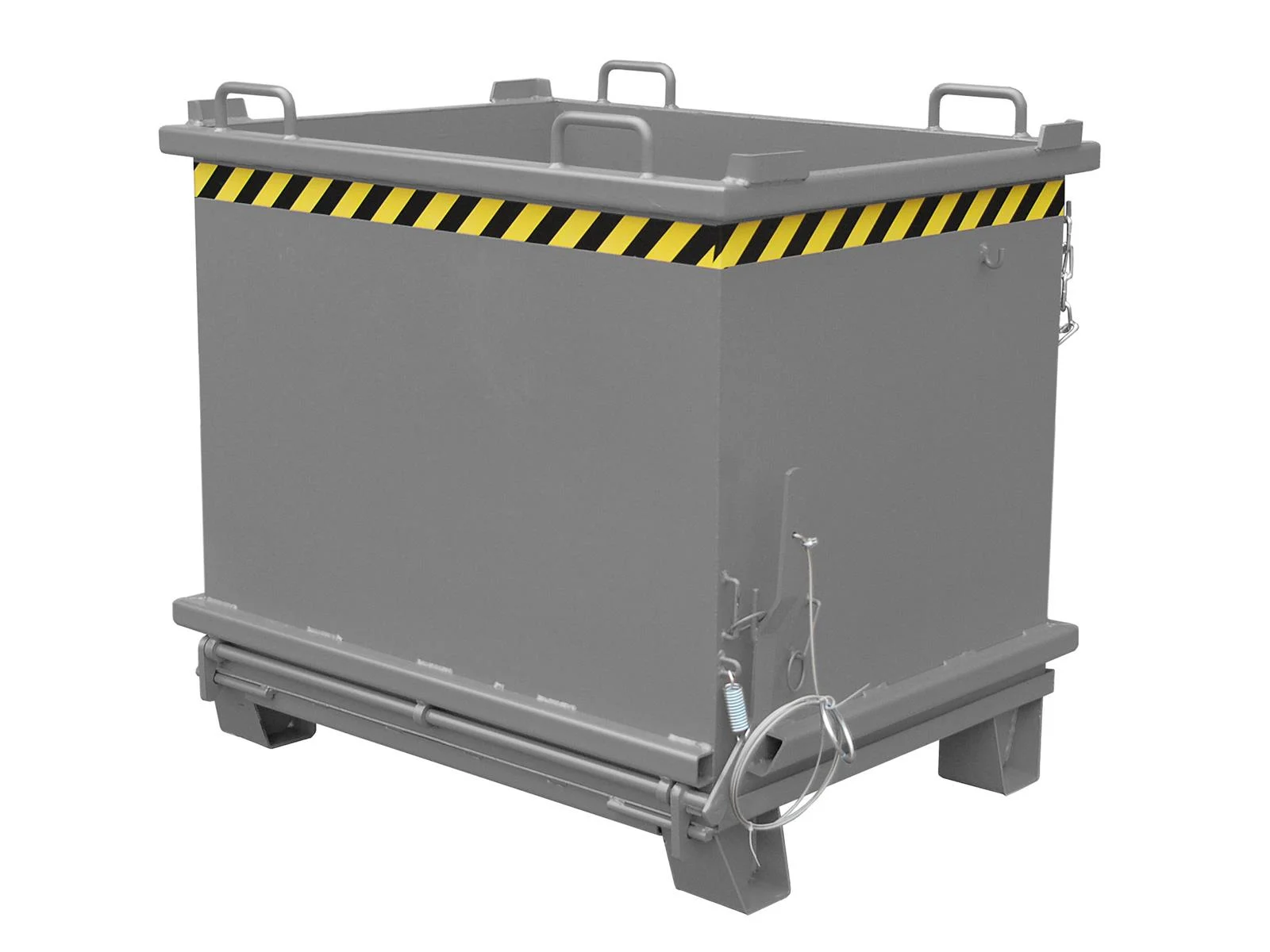 Klappbodenbehälter SB 1500 1,50m³ 1035x1910x1160mm RAL 7005 Mausgrau