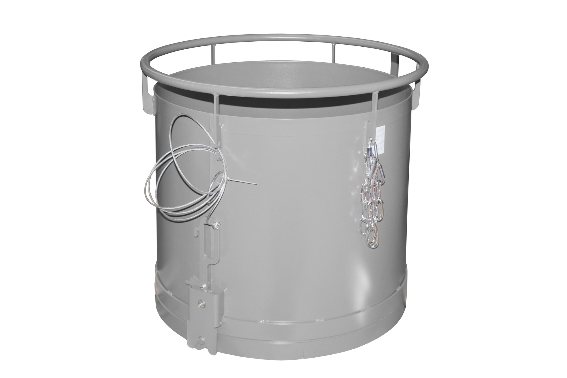 Rundbehälter RB 300 0,30m³ 865x775mm RAL 7005 Mausgrau