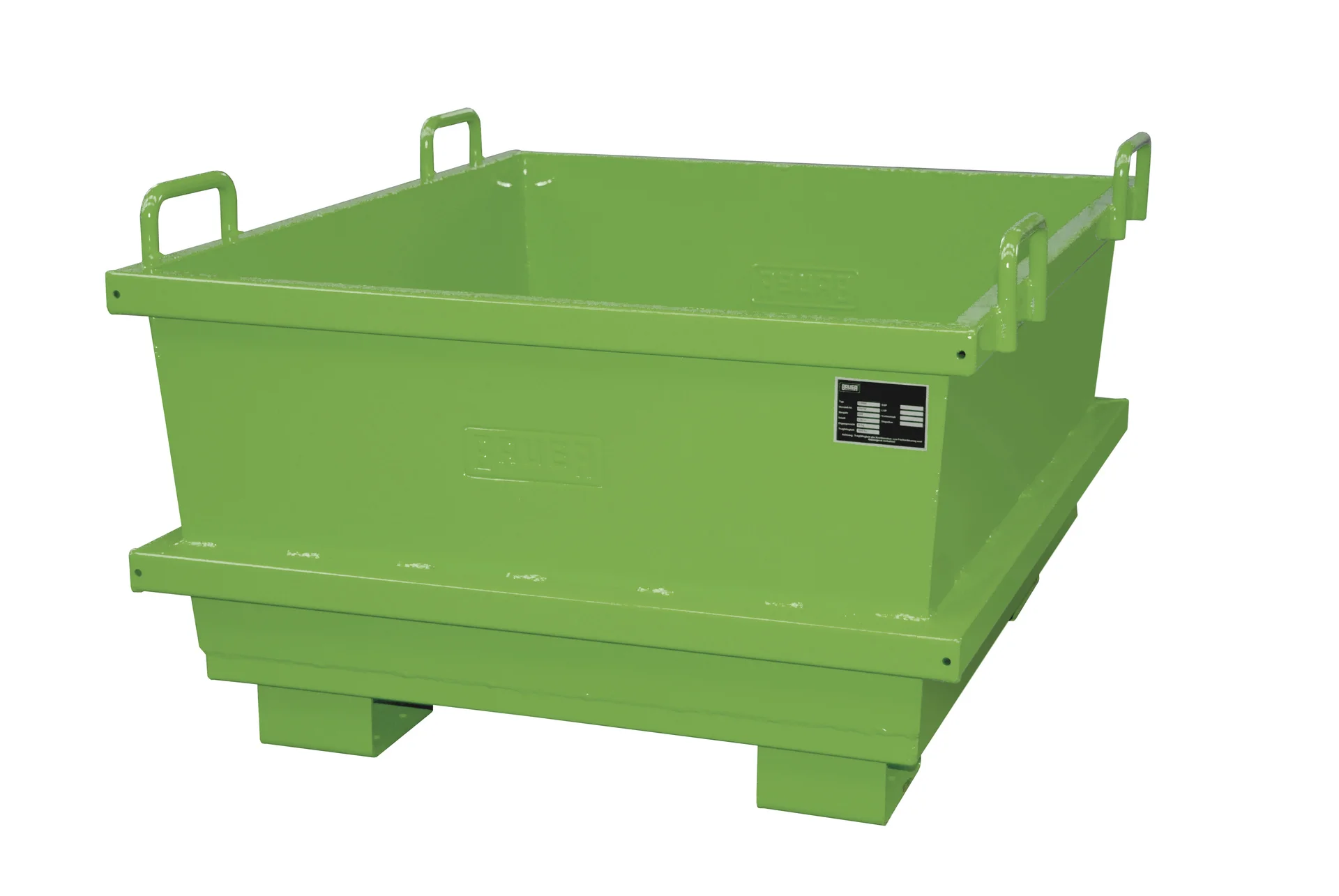 Universal-Container UC 500 0,50m³ 1040x1200x680mm RAL 6011 Resedagrün
