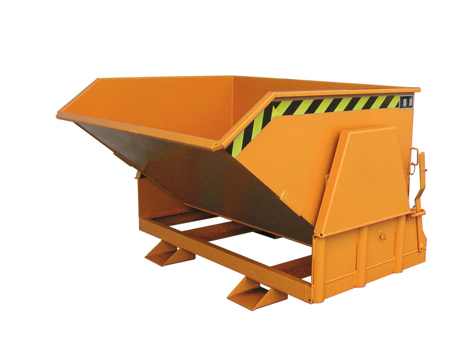 Kippbehälter BK 80 0,80m³ 1430x1150x1070mm RAL 2000 Gelborange